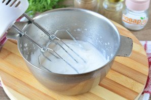 "Курица под снегом" в духовке "Курица под снегом" в духовке