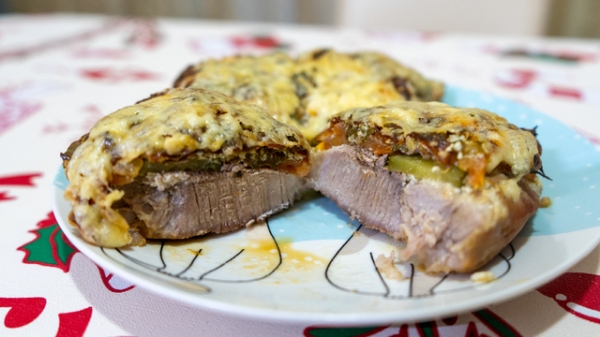 Мясо под шубой в духовке Мясо под шубой в духовке