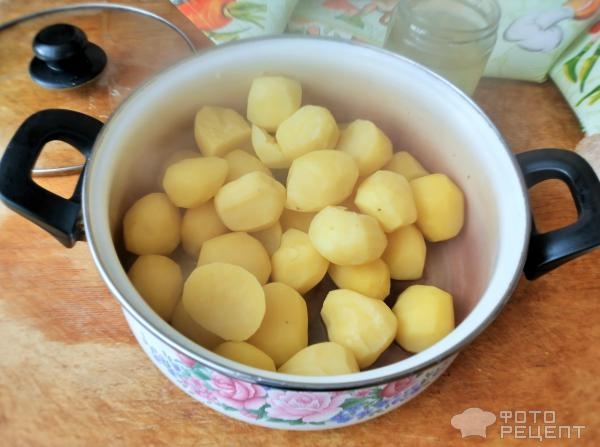 Рецепт: Блинчики с картофелем и грибами - Для любителей фаршированных блинчиков