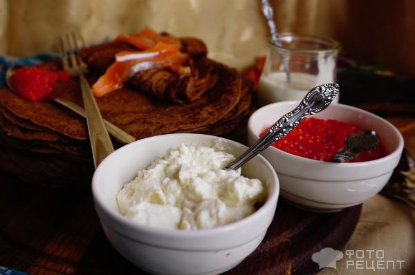 Рецепт: Блины "Бородино" - заварные плюс бонус-рецепт Рецепт: Блины "Бородино" - заварные плюс бонус-рецепт