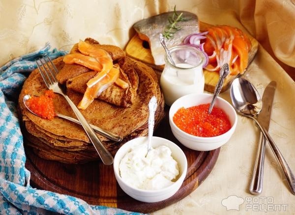 Рецепт: Блины "Бородино" - заварные плюс бонус-рецепт Рецепт: Блины "Бородино" - заварные плюс бонус-рецепт