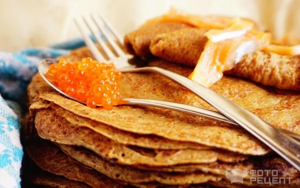 Рецепт: Блины "Бородино" - заварные плюс бонус-рецепт Рецепт: Блины "Бородино" - заварные плюс бонус-рецепт