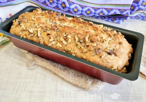 Рецепт: Кекс с орехами - Ароматная выпечка с грецким орехом Рецепт: Кекс с орехами - Ароматная выпечка с грецким орехом