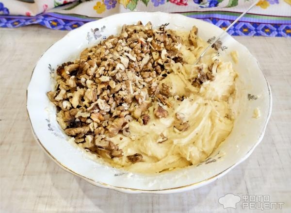 Рецепт: Кекс с орехами - Ароматная выпечка с грецким орехом Рецепт: Кекс с орехами - Ароматная выпечка с грецким орехом