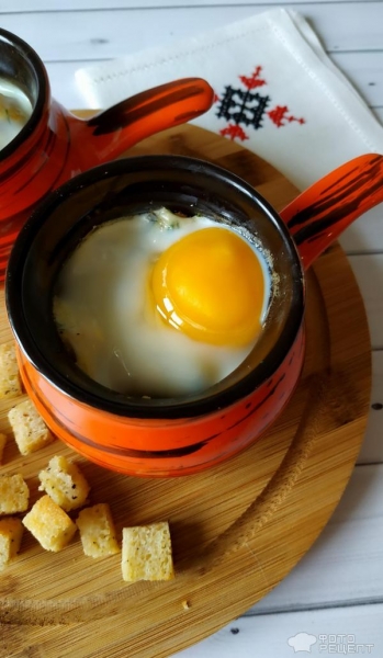 Рецепт: Кокот - завтрак на 8 марта