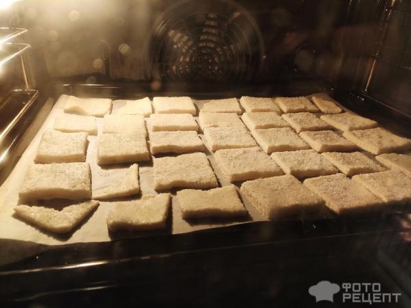 Рецепт: Печенье с творогом - Слоистое. Рецепт: Печенье с творогом - Слоистое.