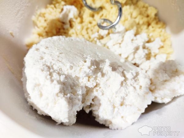 Рецепт: Печенье с творогом - Слоистое. Рецепт: Печенье с творогом - Слоистое.