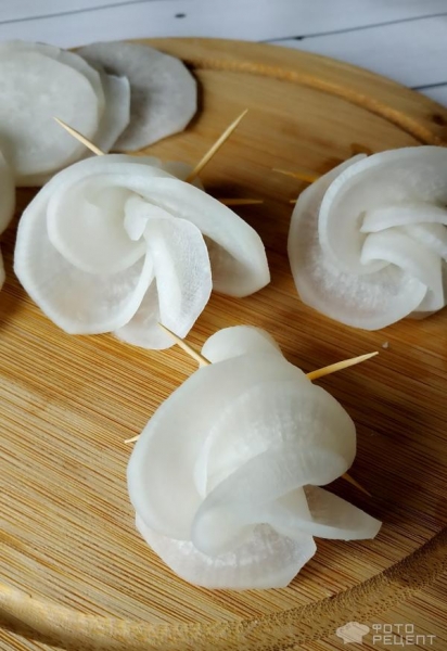 Рецепт: Салат "Генеральский" - в праздничном оформлении Рецепт: Салат "Генеральский" - в праздничном оформлении