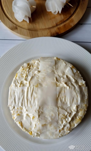 Рецепт: Салат "Генеральский" - в праздничном оформлении Рецепт: Салат "Генеральский" - в праздничном оформлении