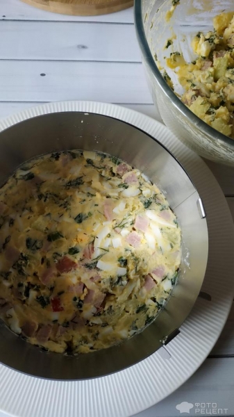 Рецепт: Салат из весенних овощей - ветчиной и запахом весны. Рецепт: Салат из весенних овощей - ветчиной и запахом весны.