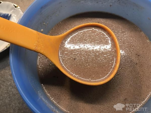 Рецепт: Шоколадные блины с творогом - нежные, ванильно-шоколадные Рецепт: Шоколадные блины с творогом - нежные, ванильно-шоколадные