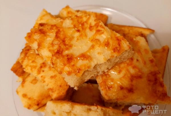 Рецепт: Творожно-сырная лепешка - Очень быстрая лепешка или ленивая коврижка из творога с сыром. Похоже на хачапури Рецепт: Творожно-сырная лепешка - Очень быстрая лепешка или ленивая коврижка из творога с сыром. Похоже на хачапури