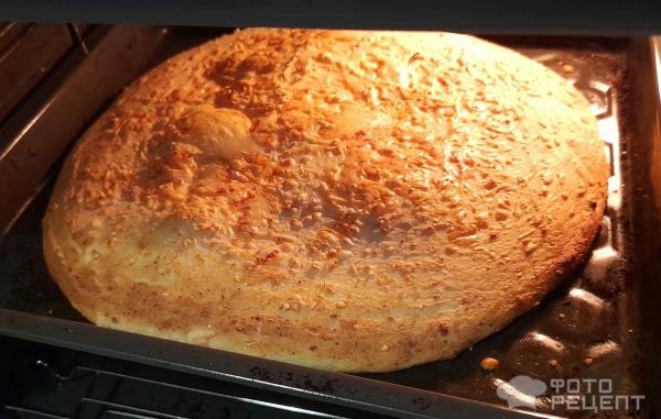 Рецепт: Творожно-сырная лепешка - Очень быстрая лепешка или ленивая коврижка из творога с сыром. Похоже на хачапури Рецепт: Творожно-сырная лепешка - Очень быстрая лепешка или ленивая коврижка из творога с сыром. Похоже на хачапури