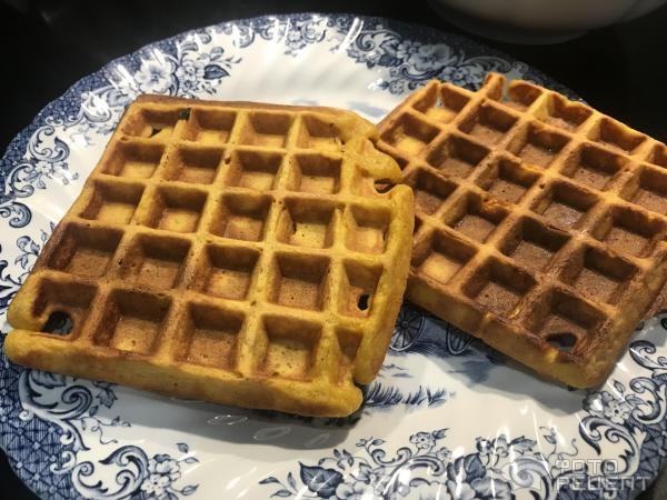 Рецепт: Вафли тыквенные - безумно ароматные Рецепт: Вафли тыквенные - безумно ароматные