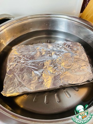 Рыба в собственном соку в фольге