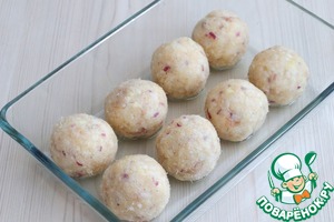 Тефтели из трески под польским соусом Тефтели из трески под польским соусом