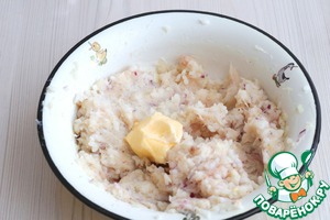 Тефтели из трески под польским соусом Тефтели из трески под польским соусом