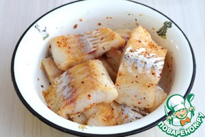 Треска в яично-сырной панировке Треска в яично-сырной панировке