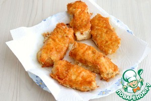 Треска в яично-сырной панировке Треска в яично-сырной панировке