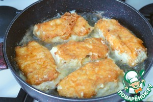 Треска в яично-сырной панировке Треска в яично-сырной панировке