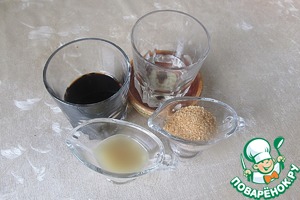 Запеченный лосось в соусе унаги