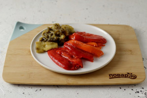 Соус из запеченных овощей Соус из запеченных овощей