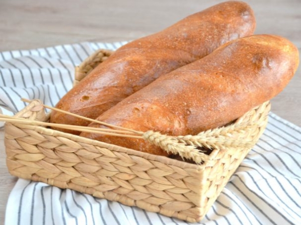 Батон на закваске Батон на закваске