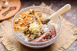 Тефтели с грибами Тефтели с грибами