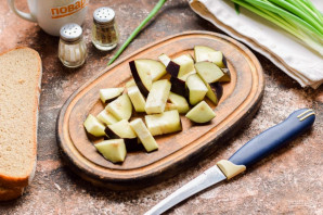 Бутерброды с баклажанами и помидорами Бутерброды с баклажанами и помидорами