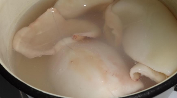 Салат с кальмарами, брынзой и зелёным горошком, пошаговый рецепт с фото Салат с кальмарами, брынзой и зелёным горошком, пошаговый рецепт с фото