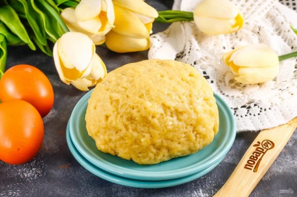 Песочное тесто с яйцами Песочное тесто с яйцами