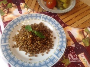 Чечевица с имбирем и лимонной цедрой Чечевица с имбирем и лимонной цедрой