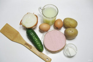 Окрошка на сыворотке Окрошка на сыворотке