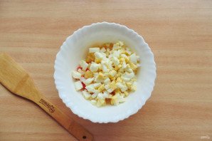 Салат "Искушение" с ананасами Салат "Искушение" с ананасами