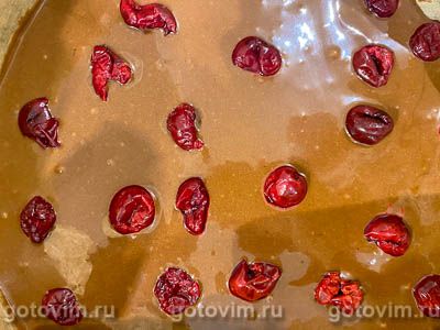 Брауни с творогом и вишней Брауни с творогом и вишней