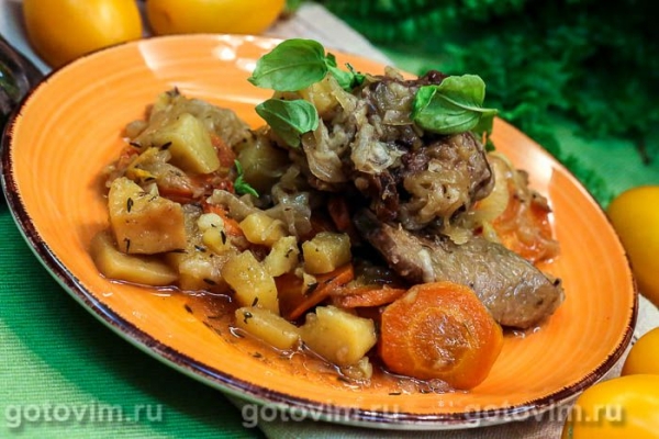 Говядина с картошкой в духовке Говядина с картошкой в духовке