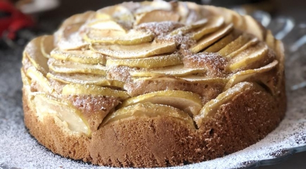 Яблочный пирог , пошаговый рецепт с фото