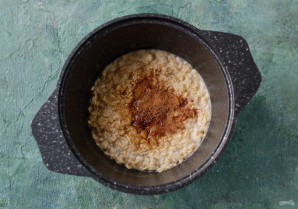 Овсянка с яблочным пюре Овсянка с яблочным пюре