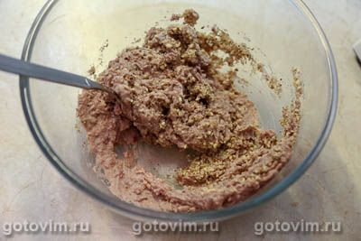 Постные котлеты из фасоли с грецкими орехами