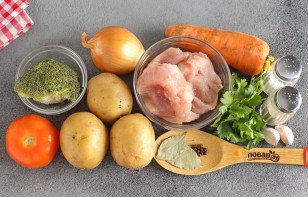 Вкусный суп из индейки Вкусный суп из индейки