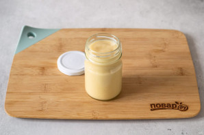 Постный яблочный майонез Постный яблочный майонез