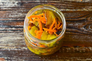 Рулетики из баклажанов на зиму