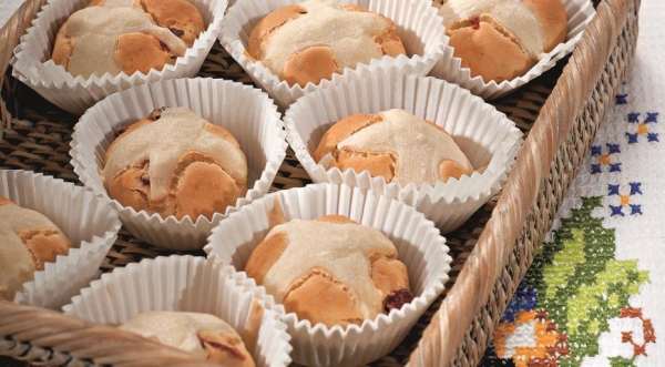 Пасхальные булочки, пошаговый рецепт с фото Пасхальные булочки, пошаговый рецепт с фото