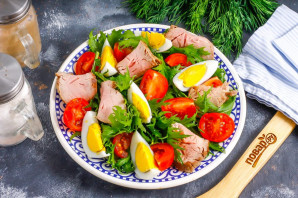 Салат с ростбифом и рукколой Салат с ростбифом и рукколой