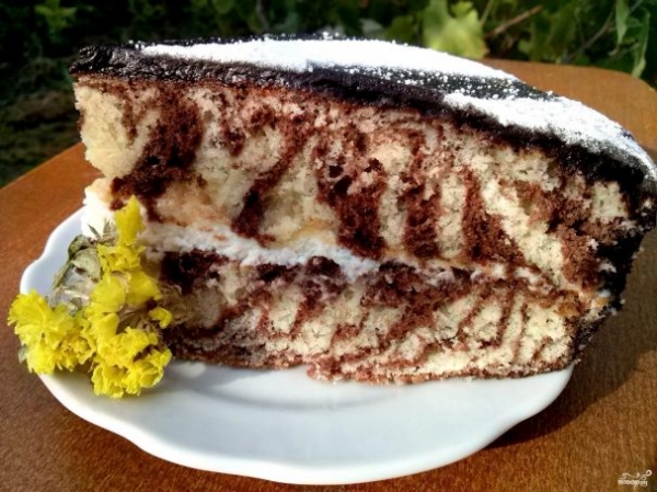 Торт "Зебра" Торт "Зебра"