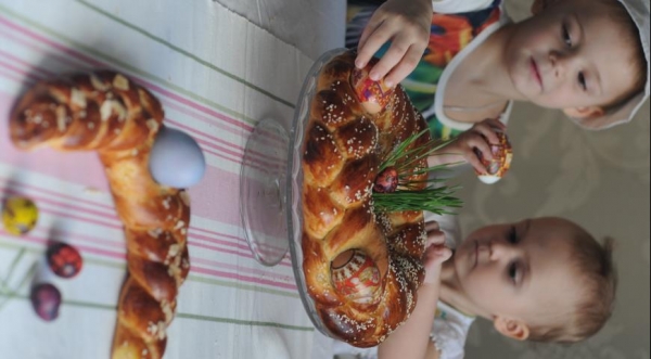 Греческий пасхальный хлеб, пошаговый рецепт с фото