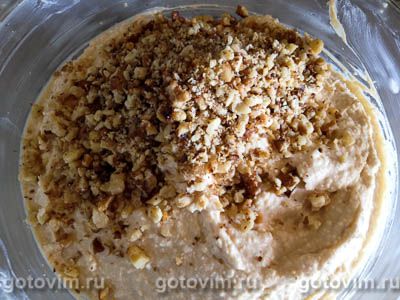 Пасха с вареной сгущенкой и грецкими орехами Пасха с вареной сгущенкой и грецкими орехами