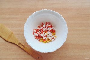 Салат "Искушение" с ананасами Салат "Искушение" с ананасами