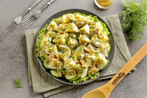 Салат "Майский" без майонеза Салат "Майский" без майонеза