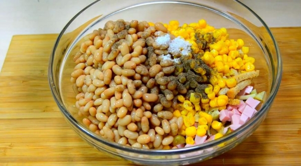 Салат Быстрый, пошаговый рецепт с фото Салат Быстрый, пошаговый рецепт с фото